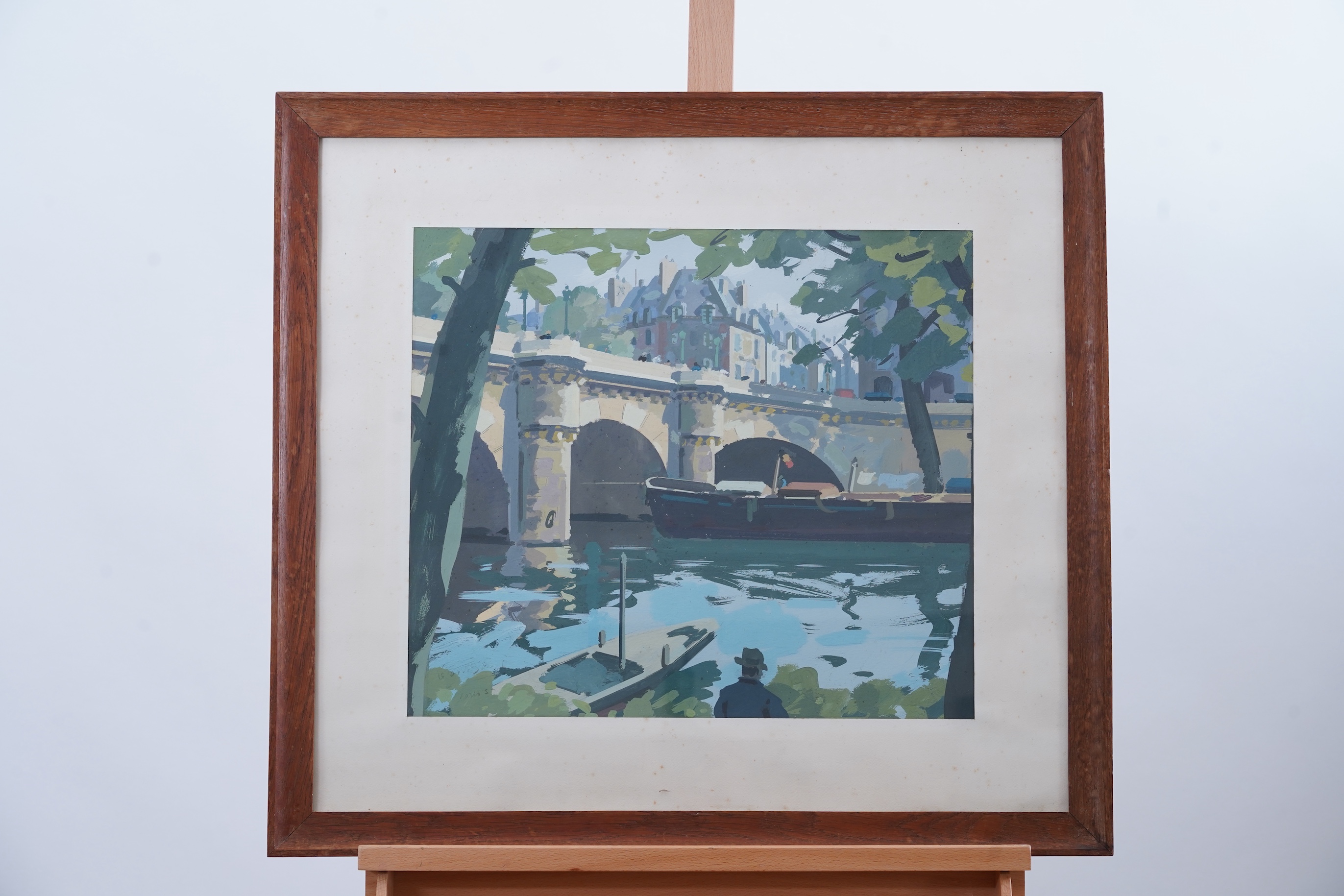 Raymond Crétot-Duval, French 1895-1986, 'Le Pont Neuf, Paris'